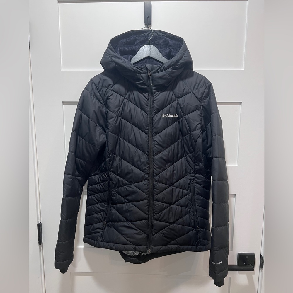 Columbia Black “Omni-Heat” Puffer Jacket - Women’s Large